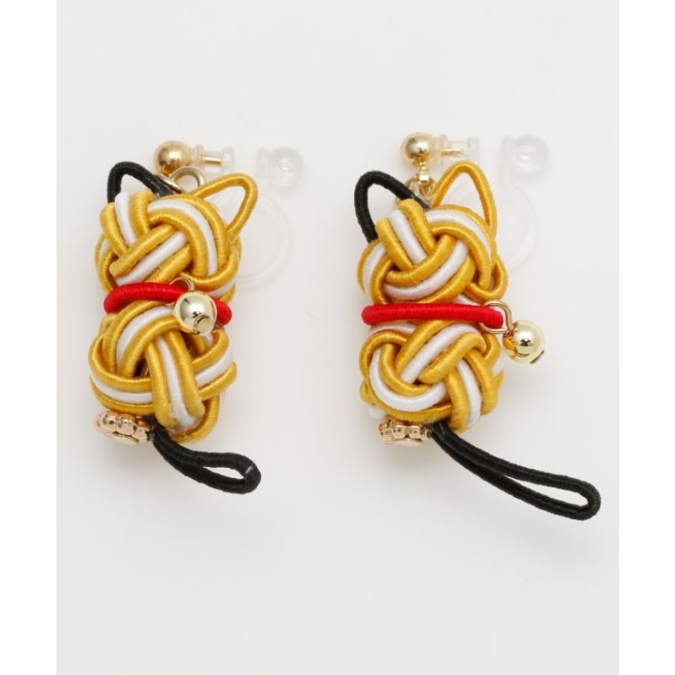 マルチ | 【カヤ】水引猫イヤリング | アミナコレクション 