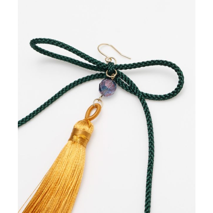 【カヤ】しだれ結びピアス | アミナコレクション  | 詳細画像3 