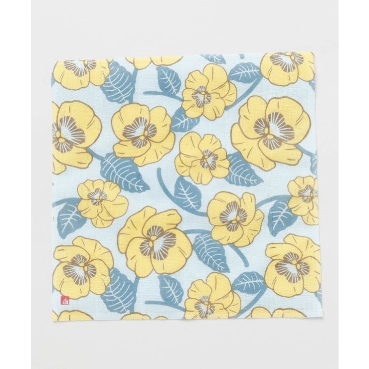 イエロー×グリーン | 【カヤ】和モダン花ふきん | アミナコレクション 