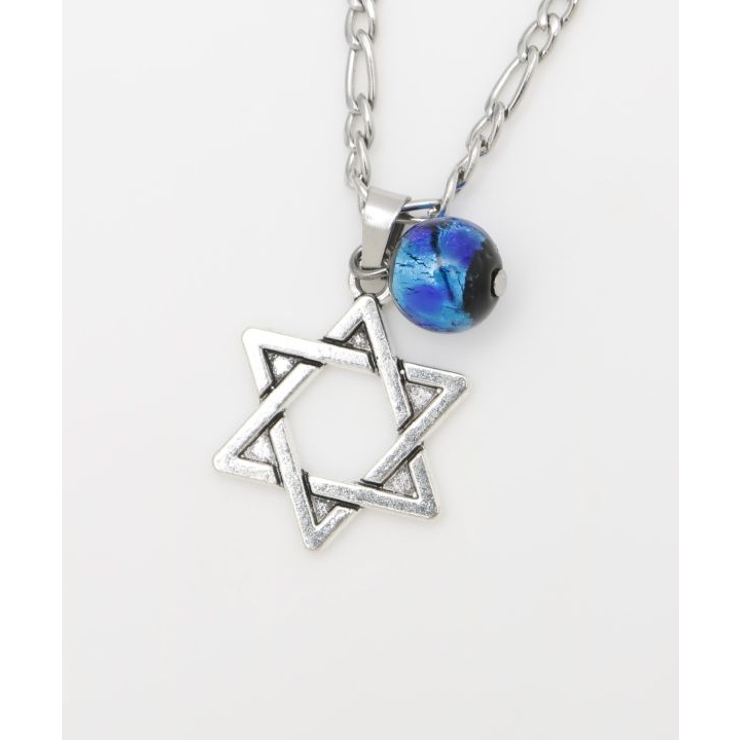 ブラック | 【チャイハネ】メンズホタルスターネックレス | アミナコレクション 