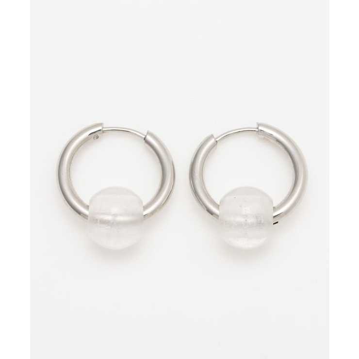 ホワイト系その他 | 【チャイハネ】メンズマルデルピアス | アミナコレクション 