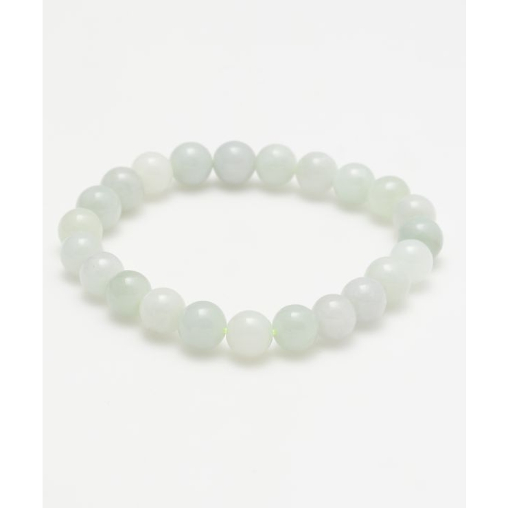 ホワイト系その他 | 【チャイハネ】翡翠ノメンズブレスレット | アミナコレクション 