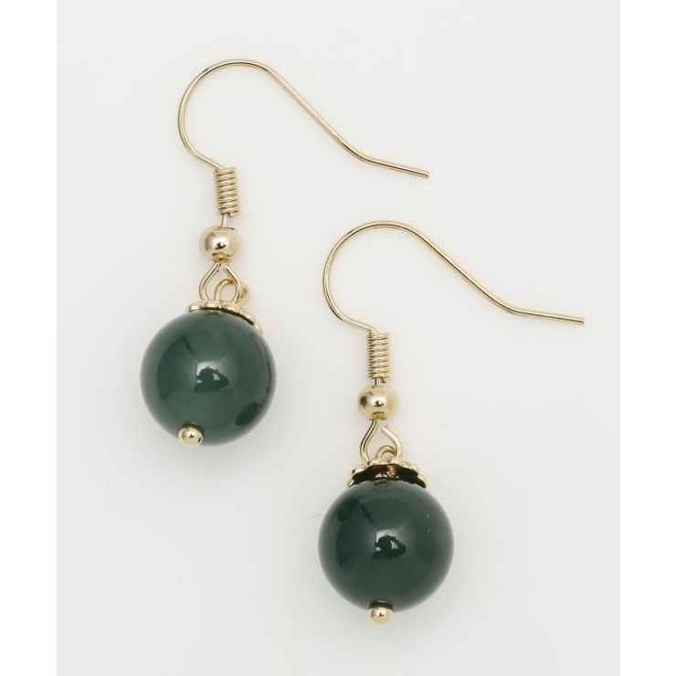 【チャイハネ】翡翠玉ピアス | アミナコレクション  | 詳細画像2 