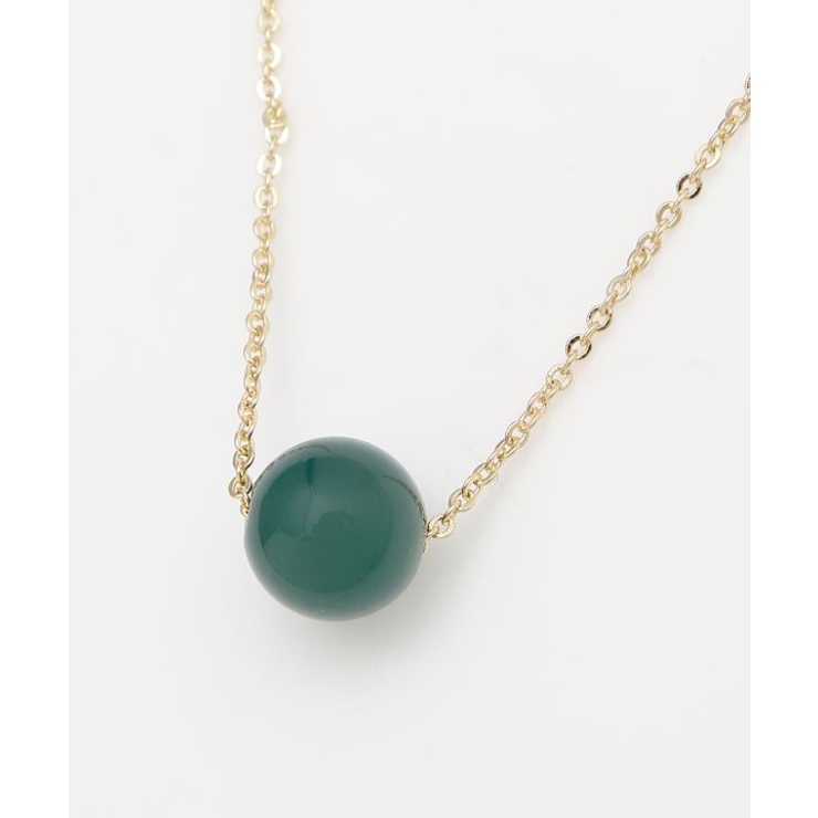 【チャイハネ】翡翠粒ネックレス | アミナコレクション  | 詳細画像1 