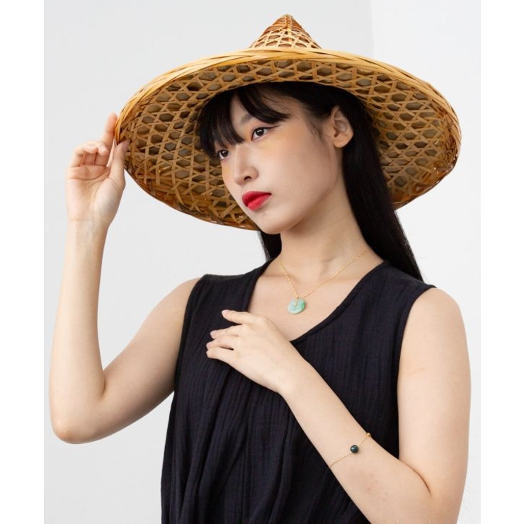 【チャイハネ】翡翠リングネックレス | アミナコレクション  | 詳細画像1 