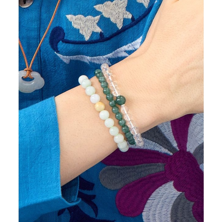 【チャイハネ】翡翠粒ブレスレット | アミナコレクション  | 詳細画像2 
