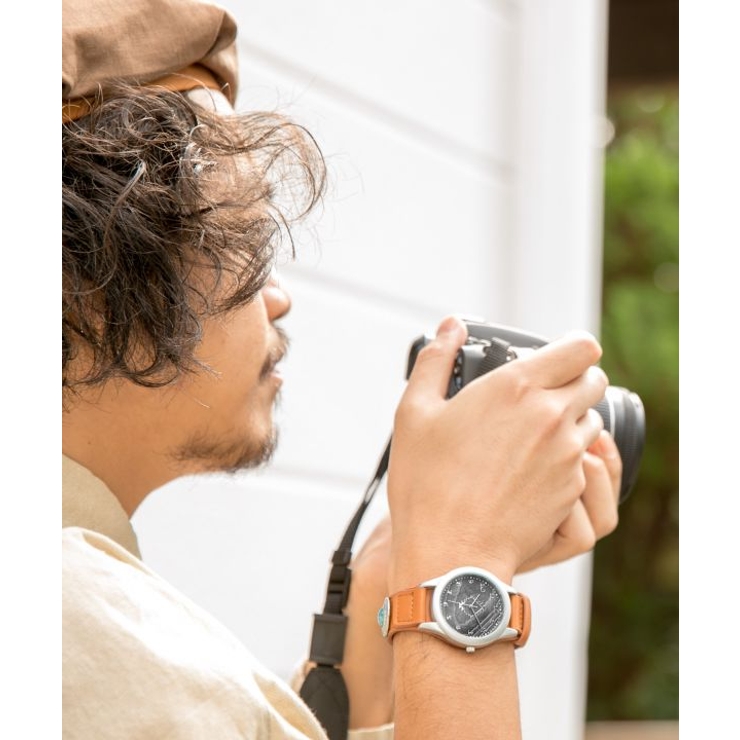 【チャイハネ】メンズレザストンウォッチ | アミナコレクション | 詳細画像1 