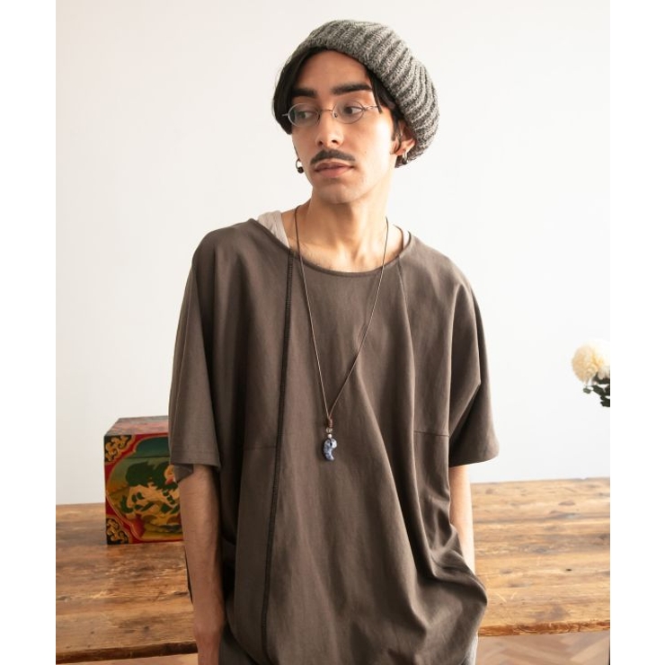 【チャイハネ】勾玉石メンズネックレス | アミナコレクション | 詳細画像1 