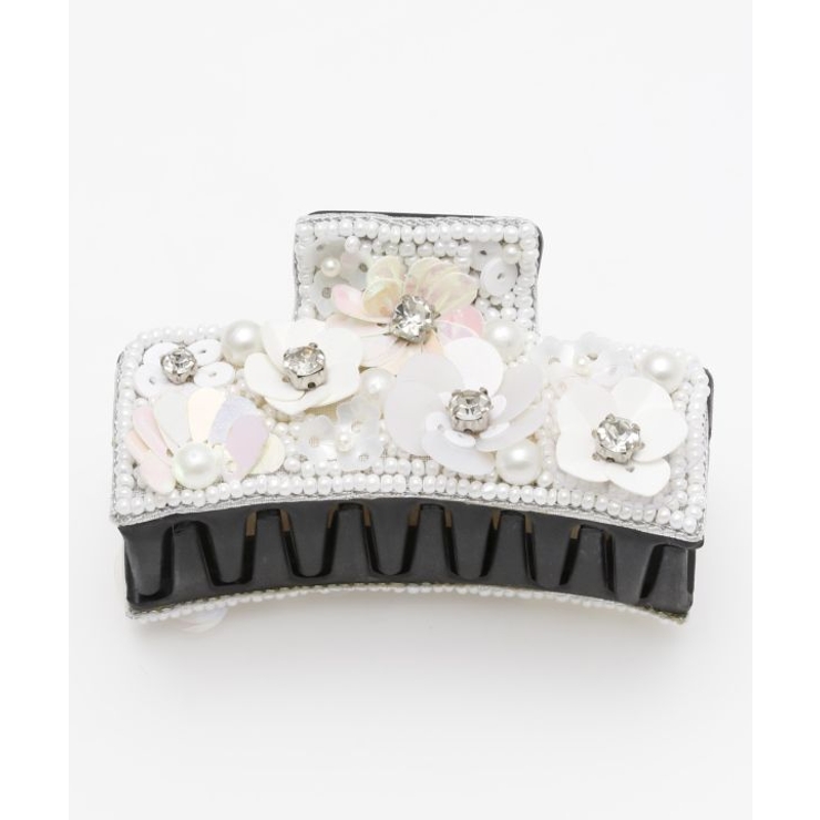 ホワイト | 【チャイハネ】ブルームスヘアクリップ | アミナコレクション 