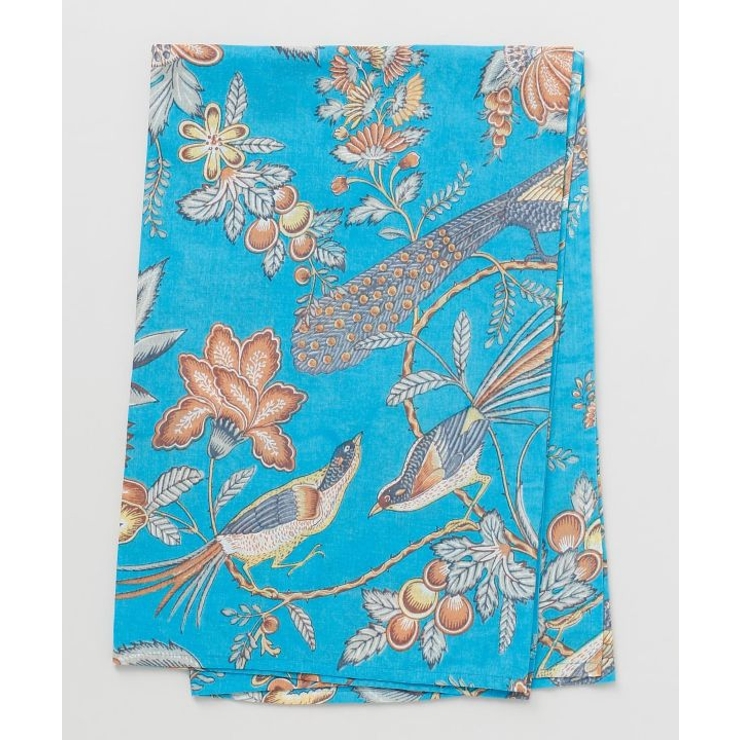 ブルー | 【チャイハネ】バドフラテーブルクロス | アミナコレクション 