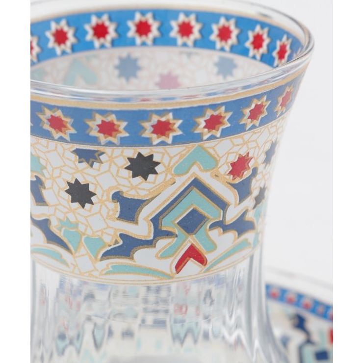 【チャイハネ】【Fromトルコ】ジオメチャイカップＳＥＴ | アミナコレクション  | 詳細画像1 