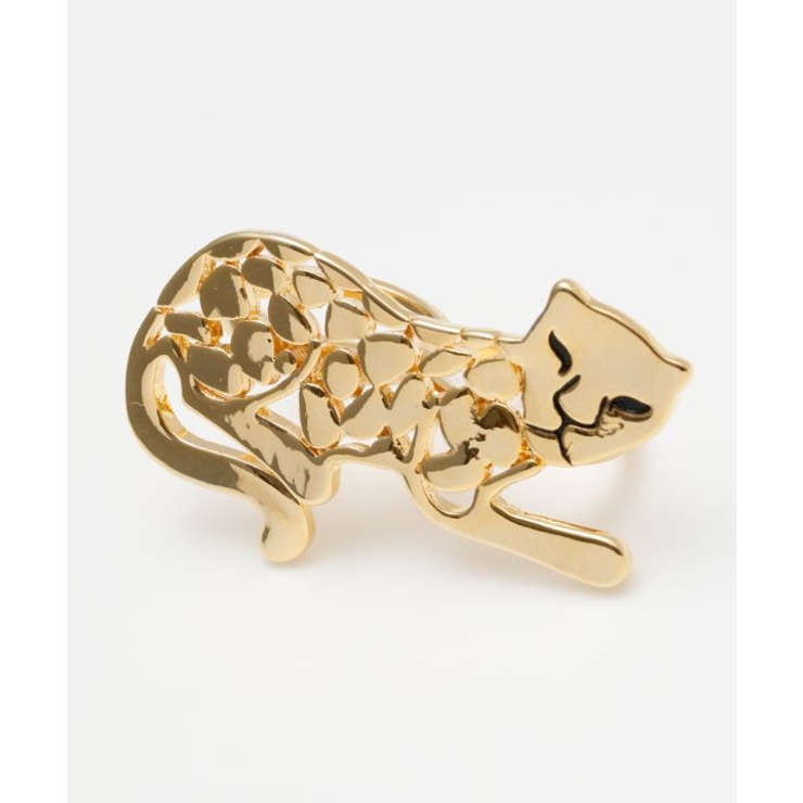 ゴールド | 【チャイハネ】タイガーダブルフィンガーリング | アミナコレクション 