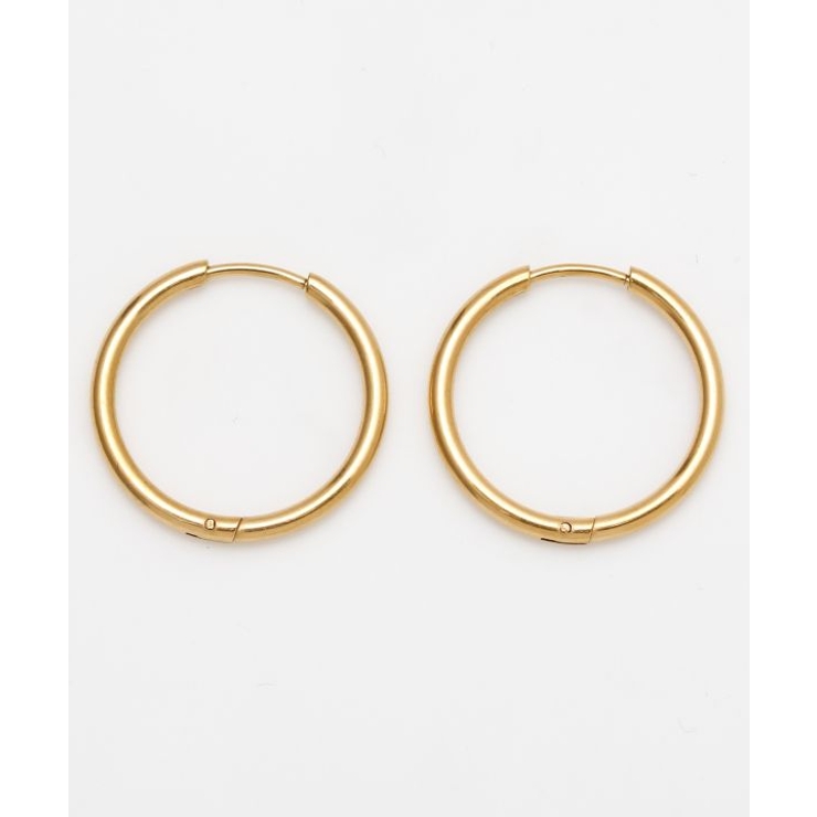 ゴールド | 【チャイハネ】ミディーゴールドフープピアス | アミナコレクション 