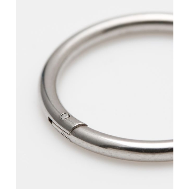 【チャイハネ】ミディーシルバーフープピアス | アミナコレクション  | 詳細画像1 