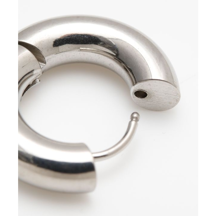 【チャイハネ】スリムシルバーフープピアス | アミナコレクション  | 詳細画像2 