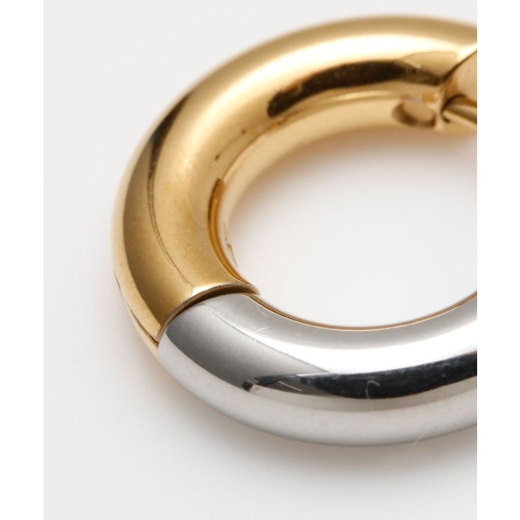 【チャイハネ】ツートンワイドフープピアス | アミナコレクション  | 詳細画像1 