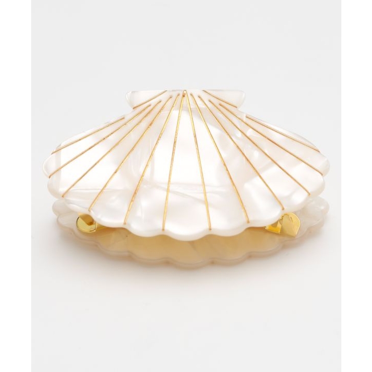 ホワイト | 【チャイハネ】サンシェルヘアクリップ | アミナコレクション 