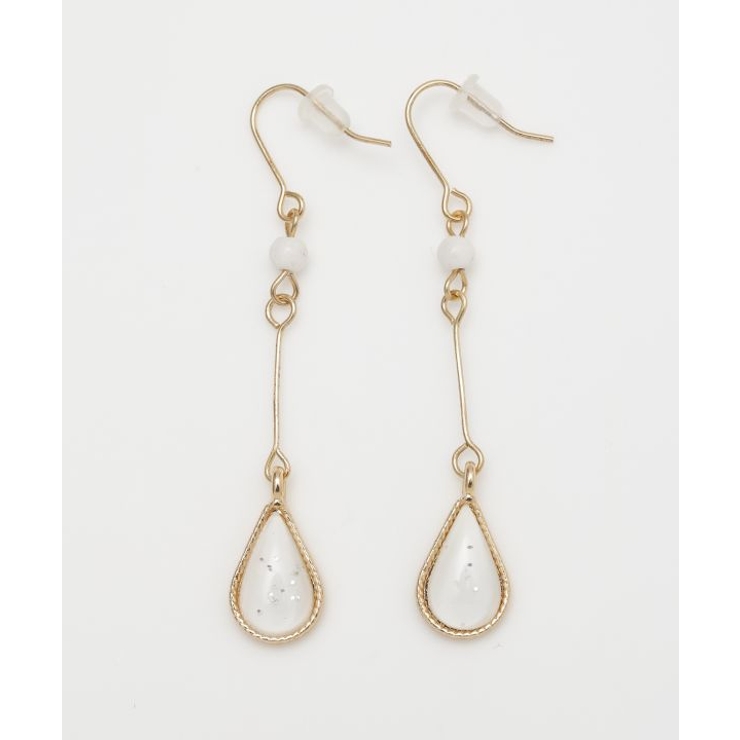 ホワイト | 【チャイハネ】ビビティアピアス | アミナコレクション 