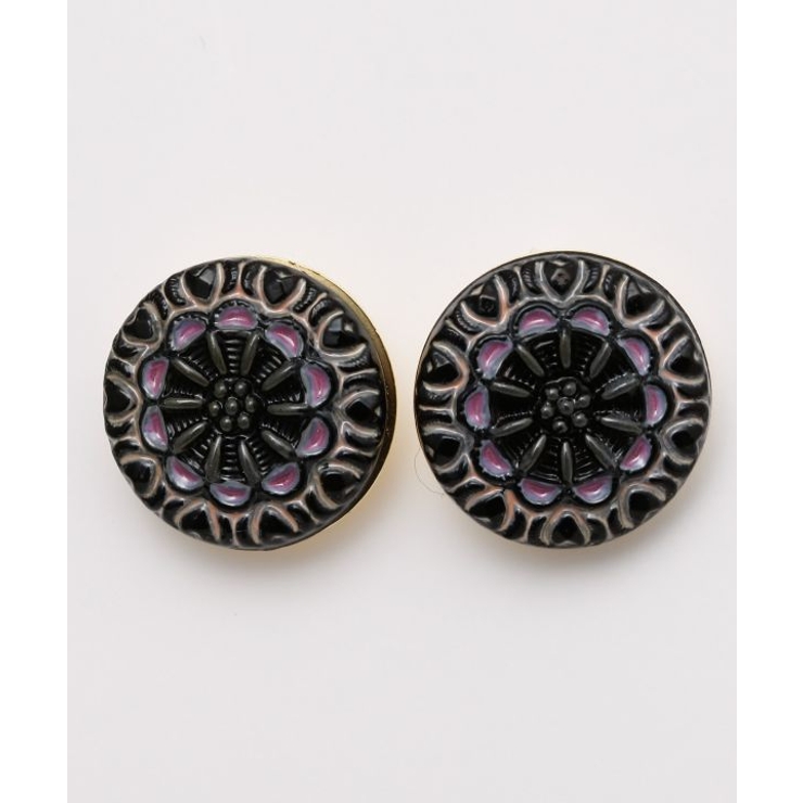 【欧州航路】【Fromチェコ】チェコボタンモアピアス | アミナコレクション  | 詳細画像4 