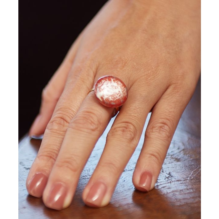 ピンク | 【欧州航路】【Fromチェコ】ラウンドリング | アミナコレクション 