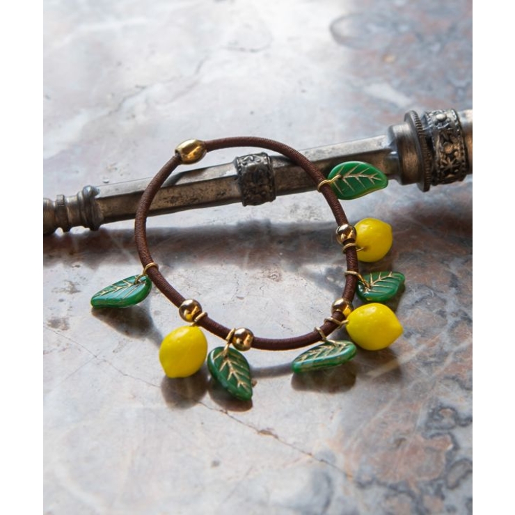 レモンイエロー | 【欧州航路】【Fromチェコ】オーチャードブレスレット | アミナコレクション 