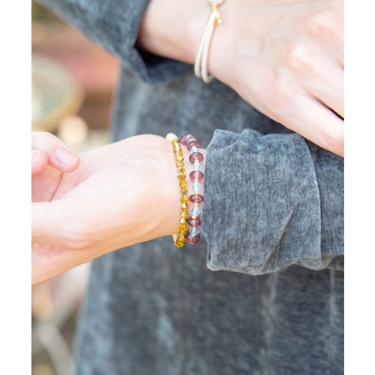 【欧州航路】【Fromチェコ】ツートンブレスレット | アミナコレクション  | 詳細画像2 