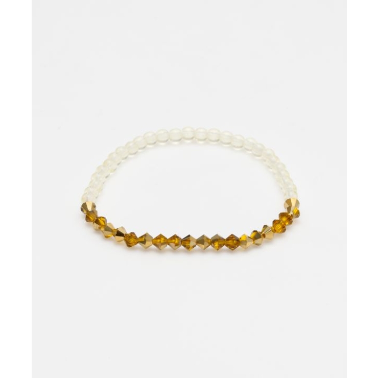 イエロー | 【欧州航路】【Fromチェコ】ツートンブレスレット | アミナコレクション 