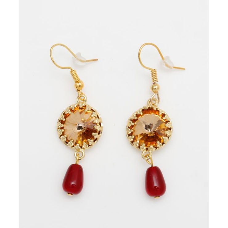 イエロー | 【欧州航路】【Fromチェコ】ビープピアス | アミナコレクション 