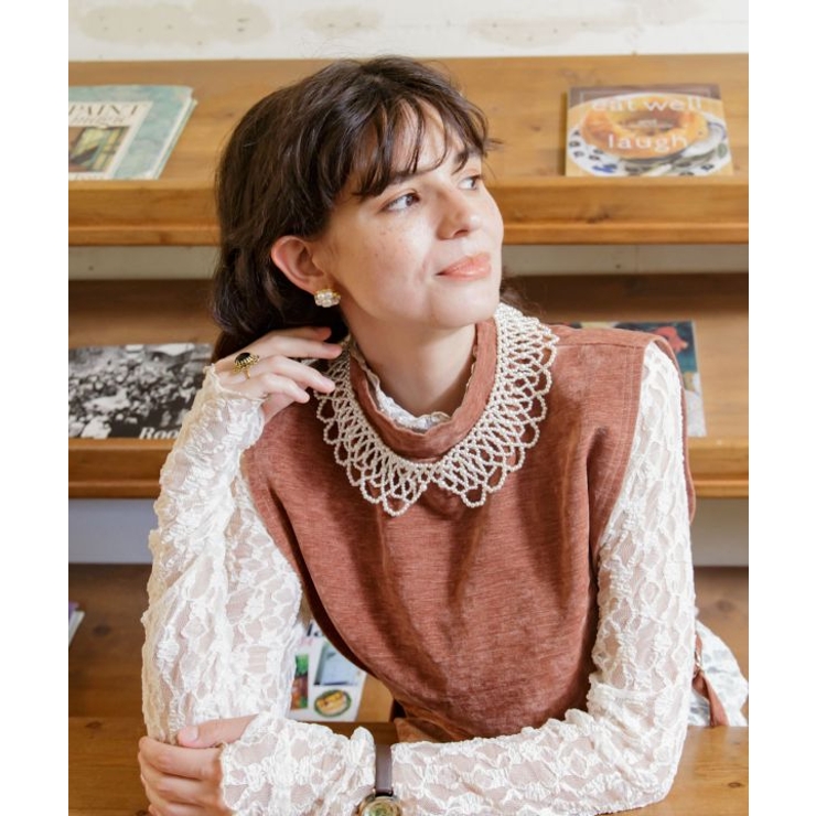 【欧州航路】【Fromチェコ】パールブーケピアス | アミナコレクション  | 詳細画像2 