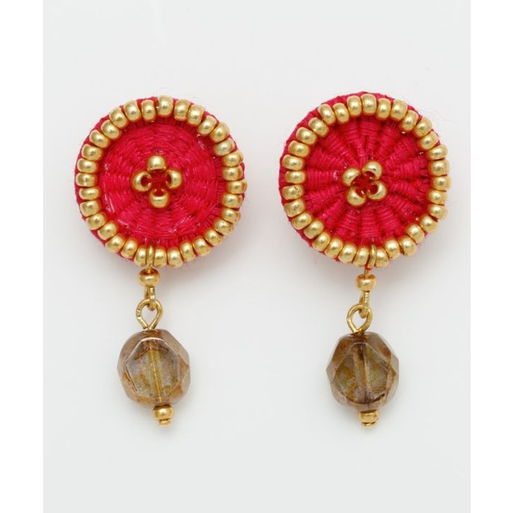 ピンク | 【欧州航路】【Fromチェコ】ステビピアス | アミナコレクション 