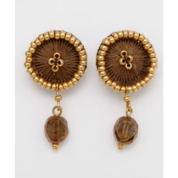 ブラウン | 【欧州航路】【Fromチェコ】ステビピアス | アミナコレクション 