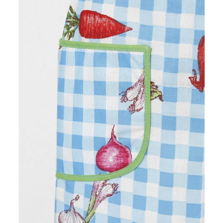 【欧州航路】【Fromイタリア】チェックベジエプロン | アミナコレクション  | 詳細画像1 