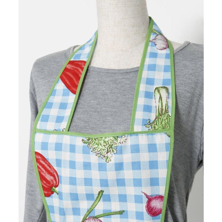 【欧州航路】【Fromイタリア】チェックベジエプロン | アミナコレクション  | 詳細画像3 