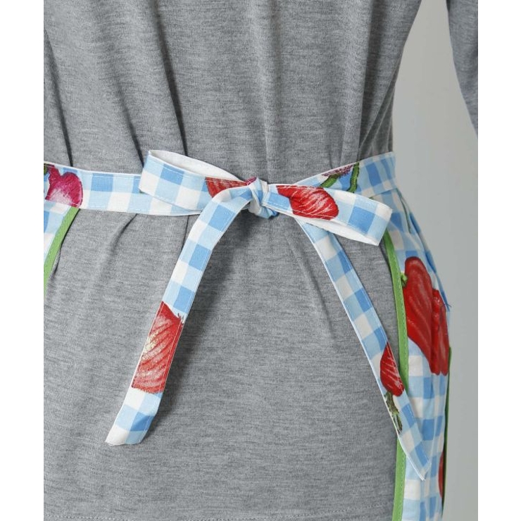 【欧州航路】【Fromイタリア】チェックベジエプロン | アミナコレクション  | 詳細画像4 