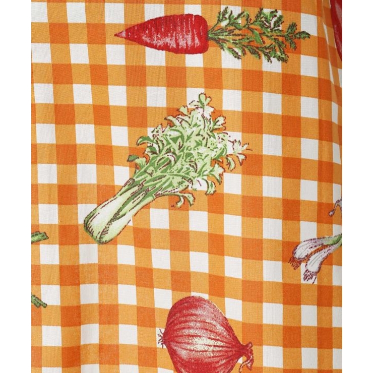 【欧州航路】【Fromイタリア】チェックベジエプロン | アミナコレクション  | 詳細画像5 