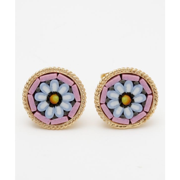 【欧州航路】【ベネチアンガラス】モザイクスタッズミニピアス | アミナコレクション  | 詳細画像14 