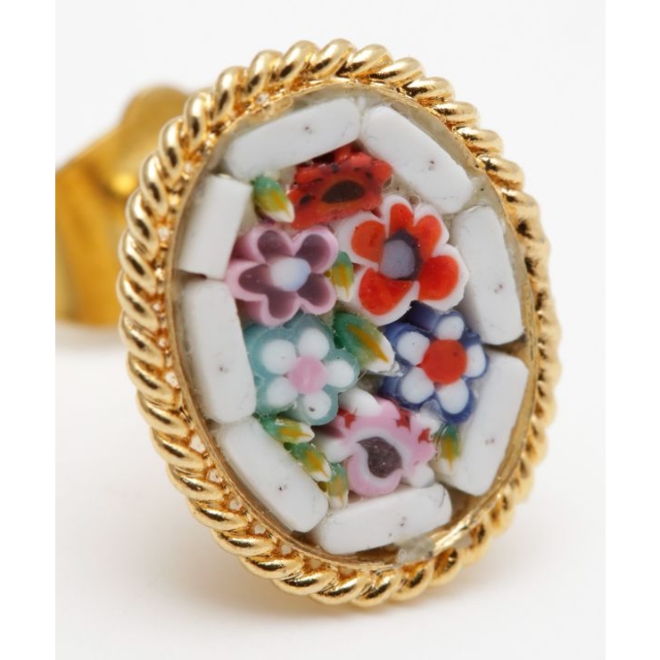 【欧州航路】【ベネチアンガラス】モザイクスタッズミニピアス | アミナコレクション  | 詳細画像17 