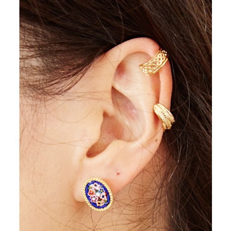 【欧州航路】【ベネチアンガラス】モザイクスタッズミニピアス | アミナコレクション  | 詳細画像2 