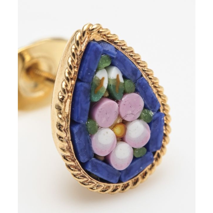 【欧州航路】【ベネチアンガラス】モザイクスタッズミニピアス | アミナコレクション  | 詳細画像21 