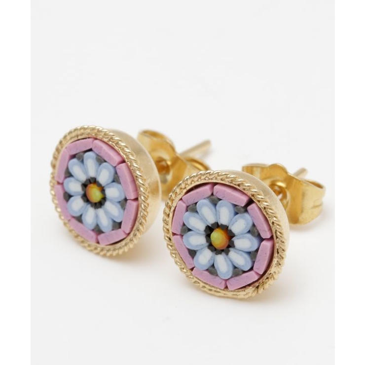 その他2 | 【欧州航路】【ベネチアンガラス】モザイクスタッズミニピアス | アミナコレクション 