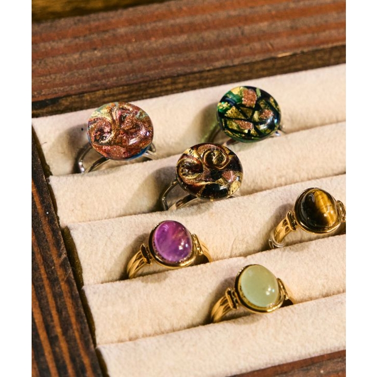 【欧州航路】【ベネチアンガラス】パッシオーネリング | アミナコレクション  | 詳細画像3 