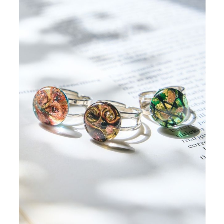 【欧州航路】【ベネチアンガラス】パッシオーネリング | アミナコレクション  | 詳細画像4 