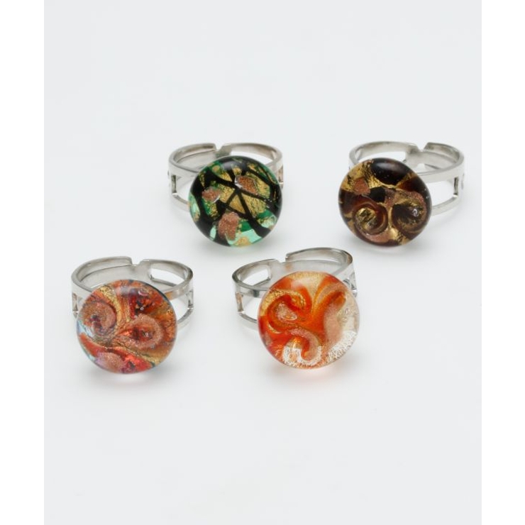 その他 | 【欧州航路】【ベネチアンガラス】パッシオーネリング | アミナコレクション 