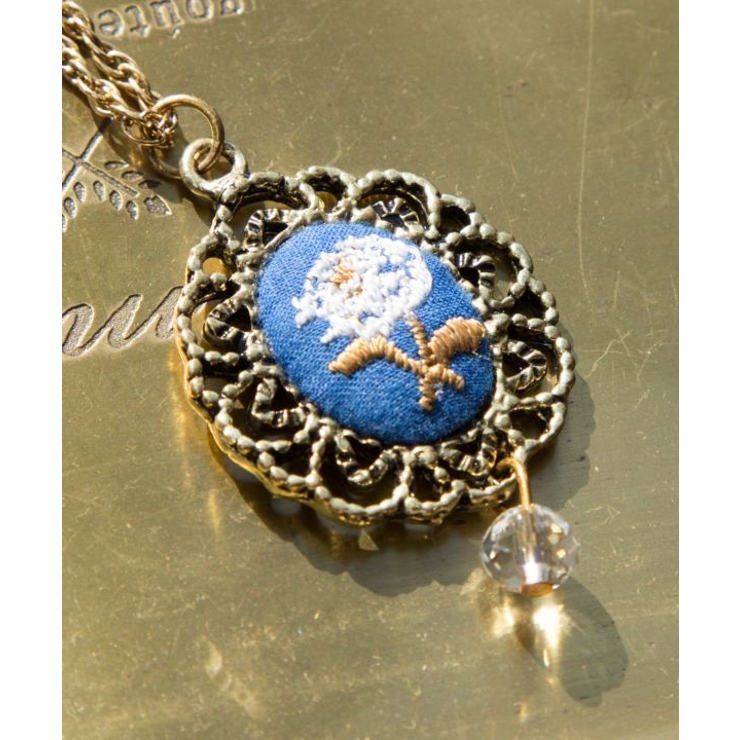 ネイビー | 【欧州航路】ウクフリルネックレス | アミナコレクション 