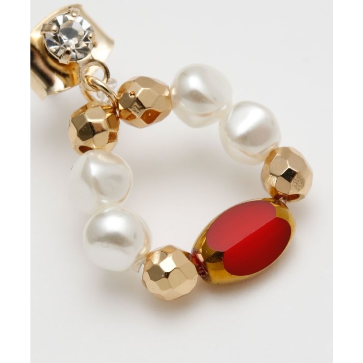 【欧州航路】パールカットピアス | アミナコレクション  | 詳細画像1 