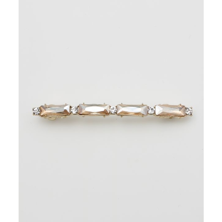 ベージュ | 【欧州航路】ビジュパールドヘアクリップ | アミナコレクション 