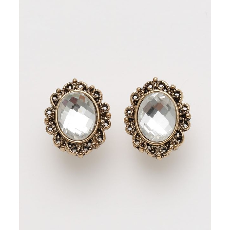 クリア | 【欧州航路】カットビジュフレピアス | アミナコレクション 