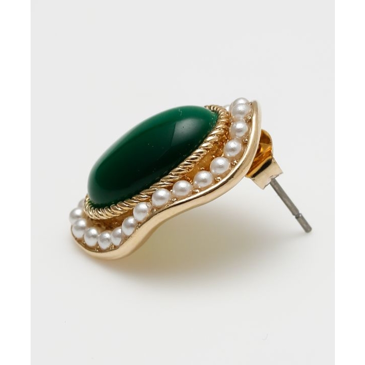 【欧州航路】キャッツパールピアス | アミナコレクション  | 詳細画像1 