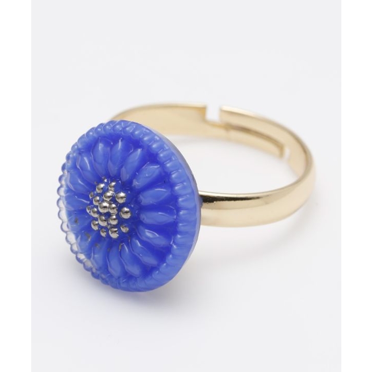 ブルー | 【欧州航路】チェコボタンルミリング（S） | アミナコレクション 