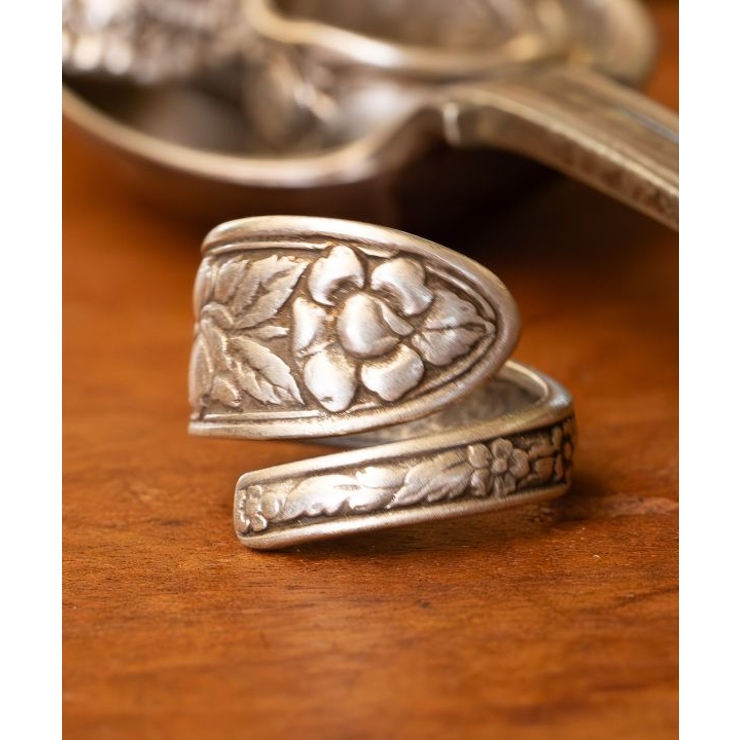 【欧州航路】【Fromトルコ】ラップスプーンリング シルバー | アミナコレクション  | 詳細画像2 